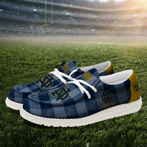 Tubopro Notre Dame Fighting Irish Personalized Hey Dude Shoes For Men And Women - Image 3