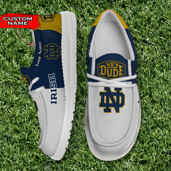 Tubopro Notre Dame Fighting Irish Personalized Hey Dude Shoes For Men And Women
