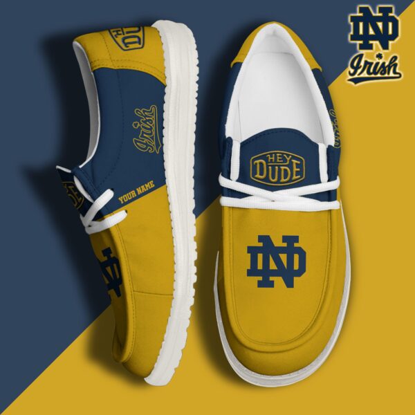 Tubopro Notre Dame Fighting Irish Personalized Hey Dude Shoes For Men And Women