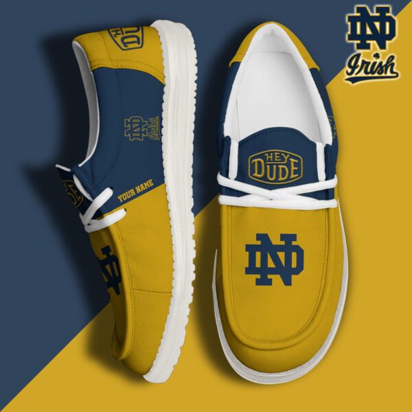 Tubopro Notre Dame Fighting Irish Personalized Hey Dude Shoes For Men And Women