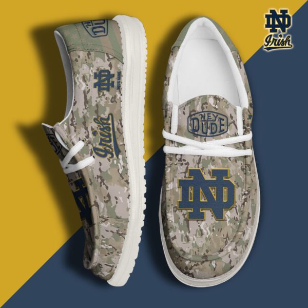 Tubopro Notre Dame Fighting Irish Personalized Hey Dude Shoes For Men And Women