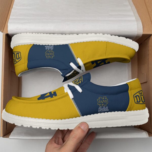 Tubopro Notre Dame Fighting Irish Personalized Hey Dude Shoes For Men And Women - Image 3
