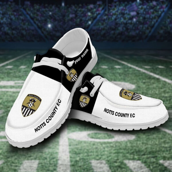 Tubopro Notts County FC Personalized Hey Dude Shoes For Men And Women