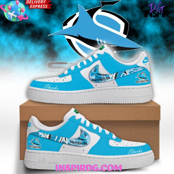 Tubopro NRL Cronulla Sharks Air Low-Top Sneakers Shoes For Men And Women