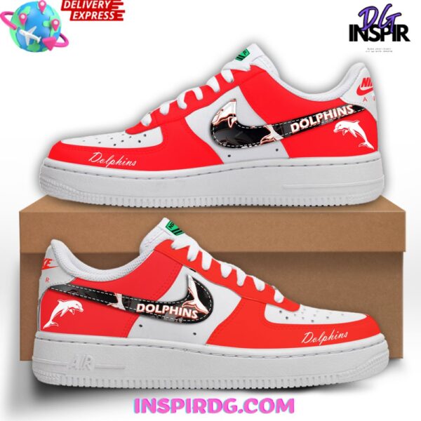 Tubopro NRL Dolphins Air Low-Top Sneakers Shoes For Men And Women - Image 2