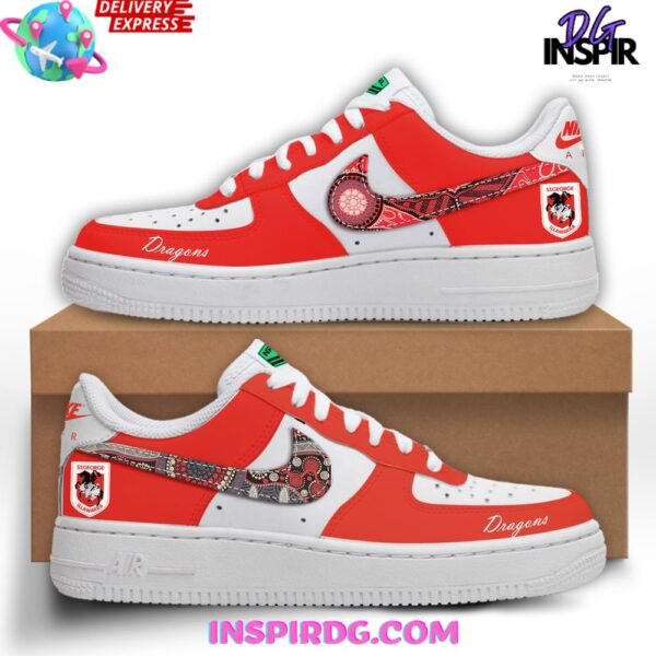 Tubopro NRL St George Illawarra Dragons Air Low-Top Sneakers Shoes For Men And Women - Image 2