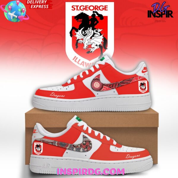 Tubopro NRL St George Illawarra Dragons Air Low-Top Sneakers Shoes For Men And Women