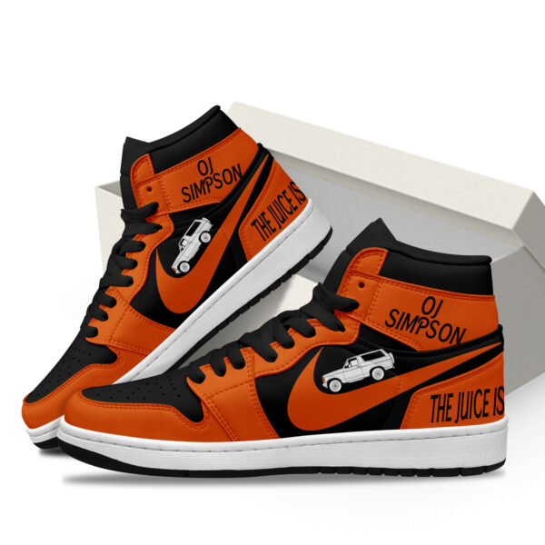 Tubopro O. J. Simpson AJ1 High Sneakers Shoes For Men And Women - Image 3