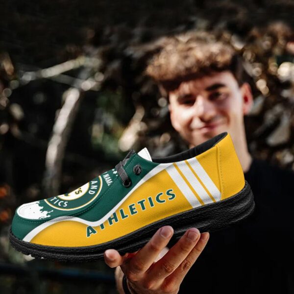 Tubopro Oakland Athletics Hey Dude Shoes For Men And Women - Image 4