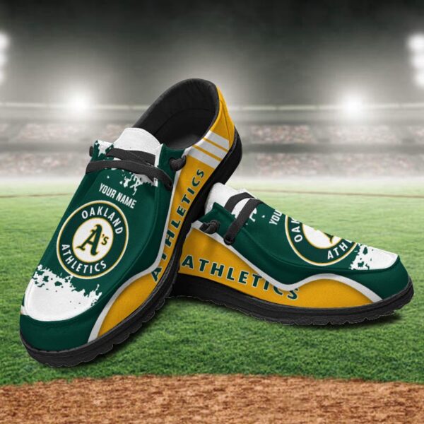 Tubopro Oakland Athletics Hey Dude Shoes For Men And Women - Image 2