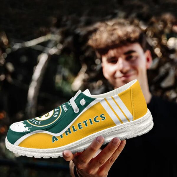 Tubopro Oakland Athletics Hey Dude Shoes For Men And Women - Image 3