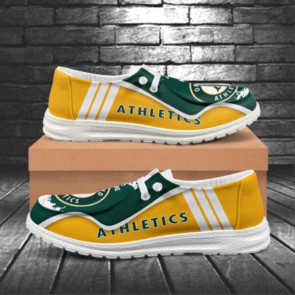 Tubopro Oakland Athletics Hey Dude Shoes For Men And Women - Image 5