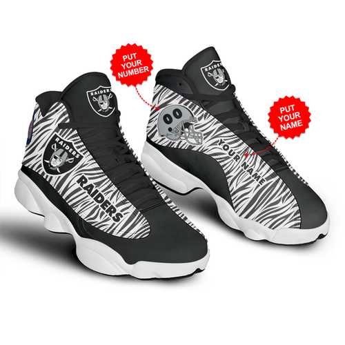 Tubopro Oakland Raiders AJ13 Sneakers Shoes For Men And Women