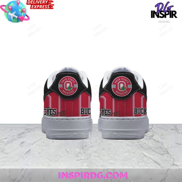 Tubopro Ohio State Buckeyes Air Low-Top Sneakers Shoes For Men And Women - Image 3