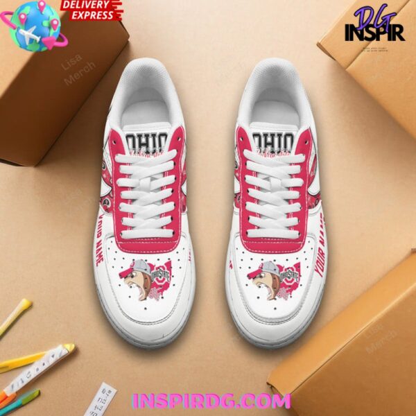 Tubopro Ohio State Buckeyes Air Low-Top Sneakers Shoes For Men And Women - Image 3