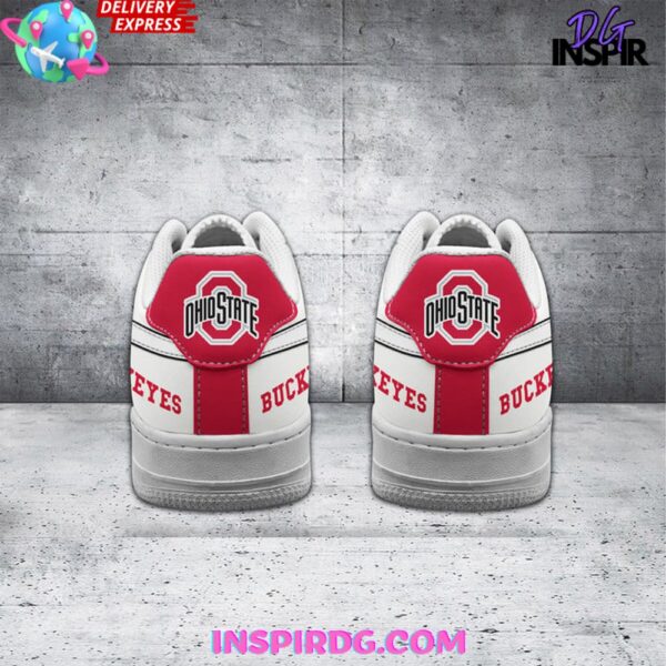 Tubopro Ohio State Buckeyes Air Low-Top Sneakers Shoes For Men And Women - Image 4