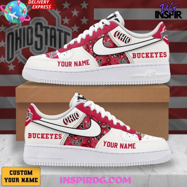 Tubopro Ohio State Buckeyes Air Low-Top Sneakers Shoes For Men And Women
