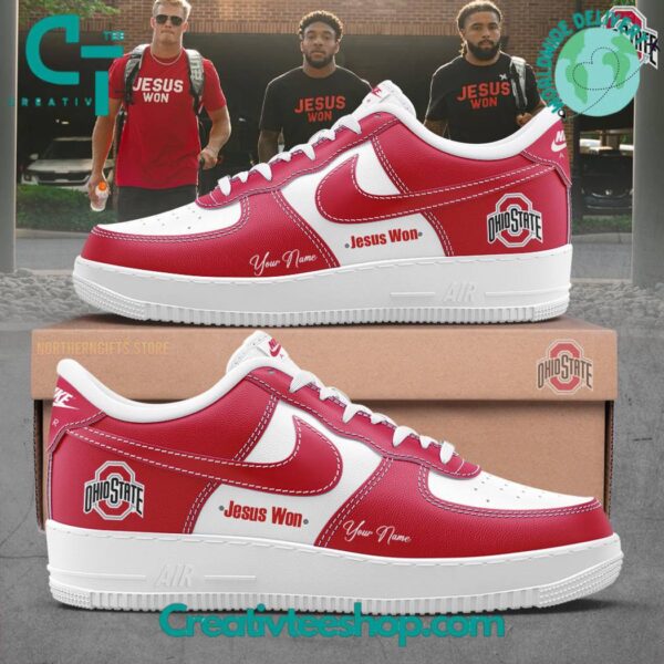 Tubopro Ohio State Buckeyes Air Low-Top Sneakers Shoes For Men And Women