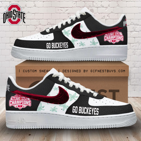 Tubopro Ohio State Buckeyes Air Low-Top Sneakers Shoes For Men And Women