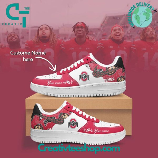 Tubopro Ohio State Buckeyes Air Low-Top Sneakers Shoes For Men And Women