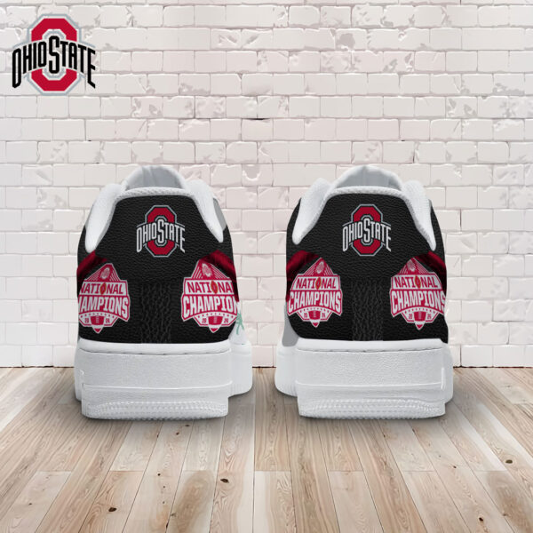 Tubopro Ohio State Buckeyes Air Low-Top Sneakers Shoes For Men And Women - Image 2