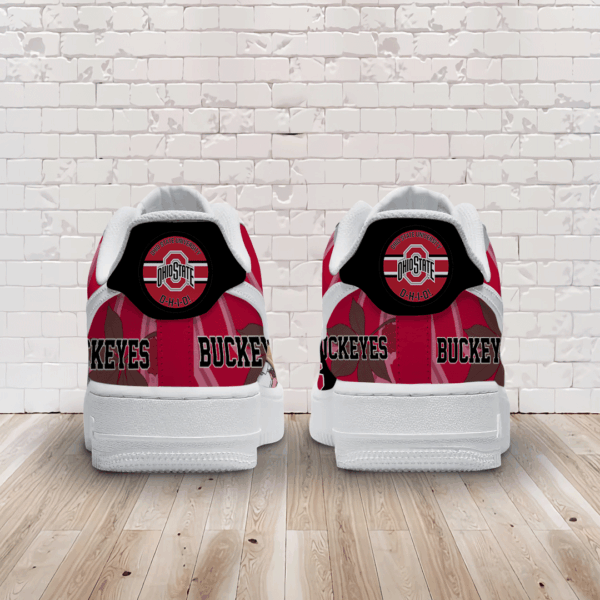 Tubopro Ohio State Buckeyes Air Low-Top Sneakers Shoes For Men And Women - Image 2