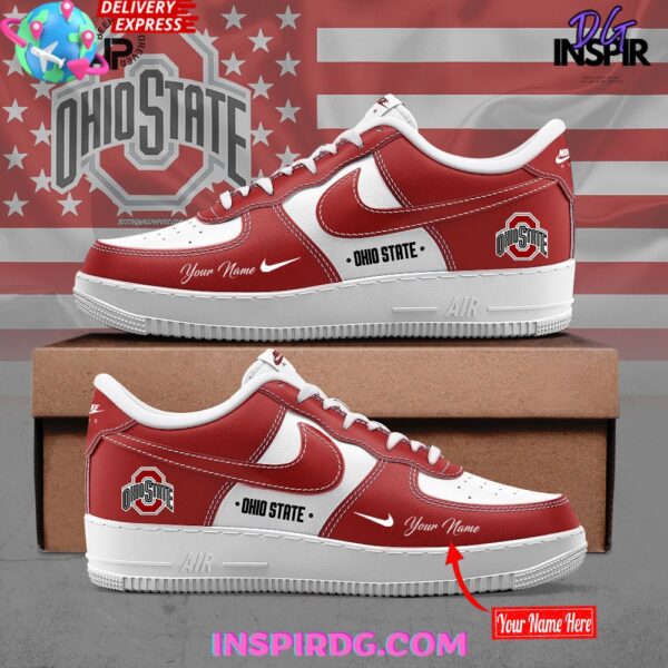 Tubopro Ohio State Buckeyes Air Low-Top Sneakers Shoes For Men And Women