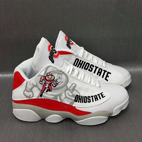 Tubopro Ohio State Buckeyes AJ13 Sneakers Shoes For Men And Women