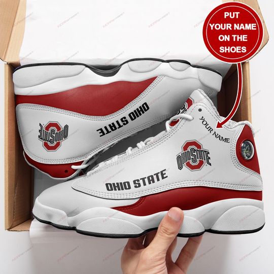 Tubopro Ohio State Buckeyes AJ13 Sneakers Shoes For Men And Women