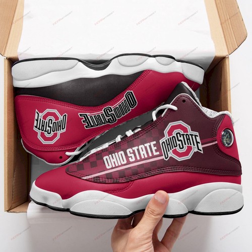 Tubopro Ohio State Buckeyes AJ13 Sneakers Shoes For Men And Women