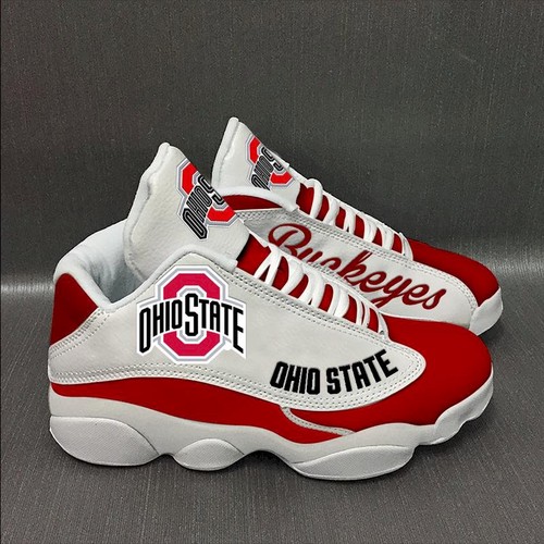 Tubopro Ohio State Buckeyes AJ13 Sneakers Shoes For Men And Women