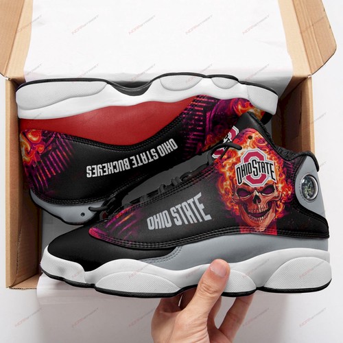 Tubopro Ohio State Buckeyes AJ13 Sneakers Shoes For Men And Women