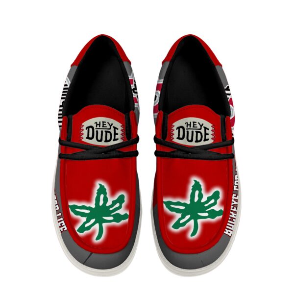 Tubopro Ohio State Buckeyes Personalized Hey Dude Shoes For Men And Women - Image 3