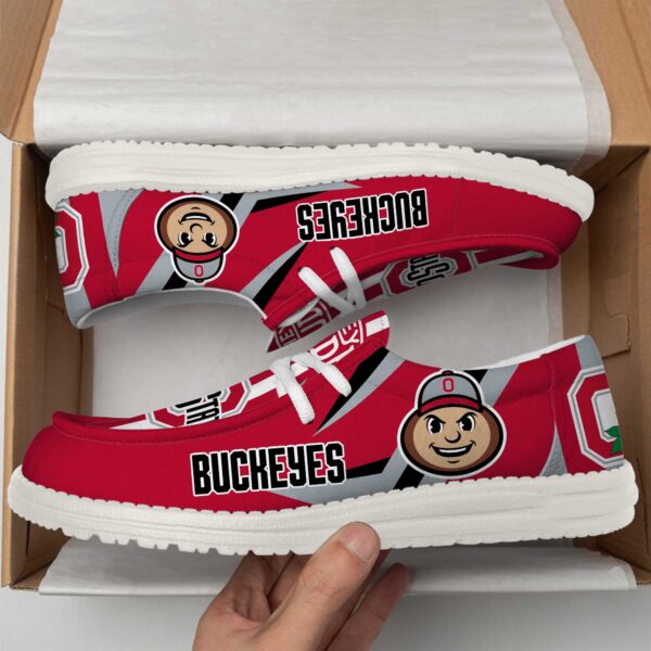 Tubopro Ohio State Buckeyes Personalized Hey Dude Shoes For Men And Women - Image 4