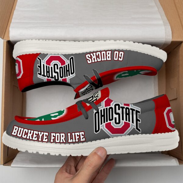 Tubopro Ohio State Buckeyes Personalized Hey Dude Shoes For Men And Women - Image 2