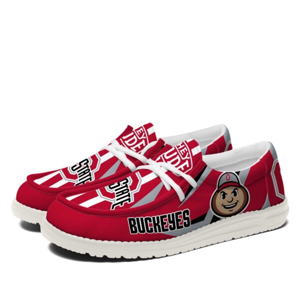 Tubopro Ohio State Buckeyes Personalized Hey Dude Shoes For Men And Women - Image 3
