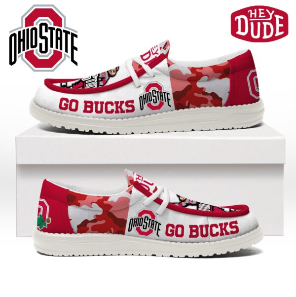 Tubopro Ohio State Buckeyes Personalized Hey Dude Shoes For Men And Women