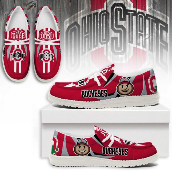 Tubopro Ohio State Buckeyes Personalized Hey Dude Shoes For Men And Women