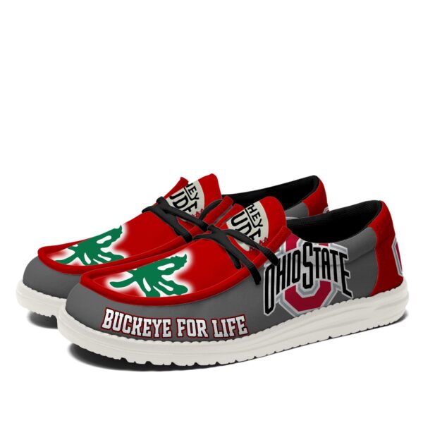Tubopro Ohio State Buckeyes Personalized Hey Dude Shoes For Men And Women - Image 5
