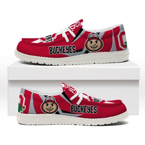 Tubopro Ohio State Buckeyes Personalized Hey Dude Shoes For Men And Women - Image 2