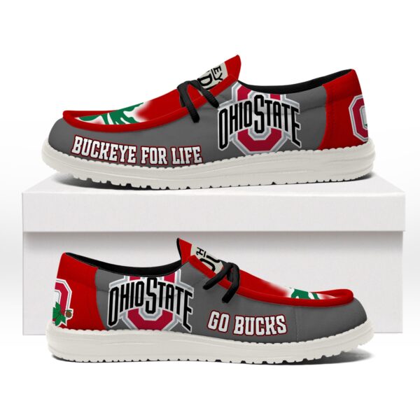Tubopro Ohio State Buckeyes Personalized Hey Dude Shoes For Men And Women - Image 6