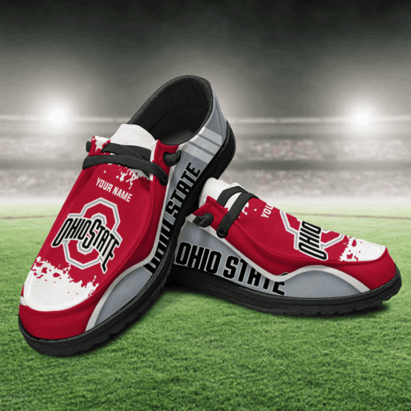 Tubopro Ohio State Buckeyes Hey Dude Shoes For Men And Women - Image 2