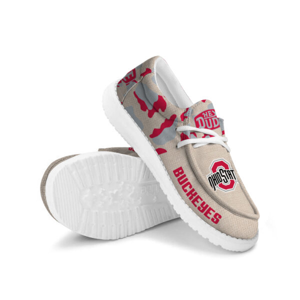 Tubopro Ohio State Buckeyes Hey Dude Shoes For Men And Women - Image 3