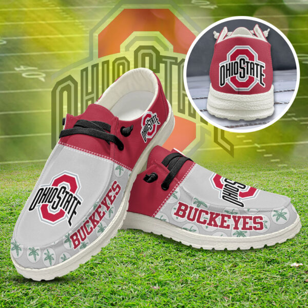 Tubopro Ohio State Buckeyes Hey Dude Shoes For Men And Women - Image 2