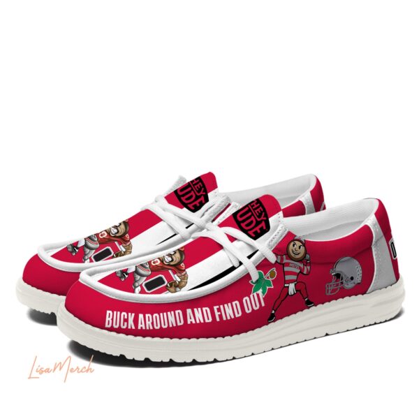 Tubopro Ohio State Buckeyes Hey Dude Shoes For Men And Women - Image 2