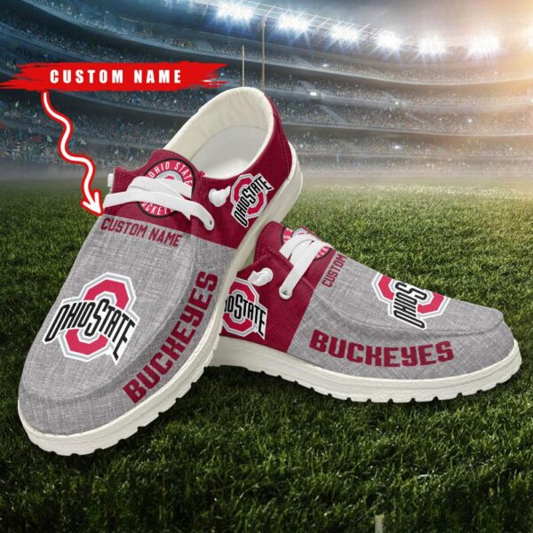 Tubopro Ohio State Buckeyes Hey Dude Shoes For Men And Women - Image 2