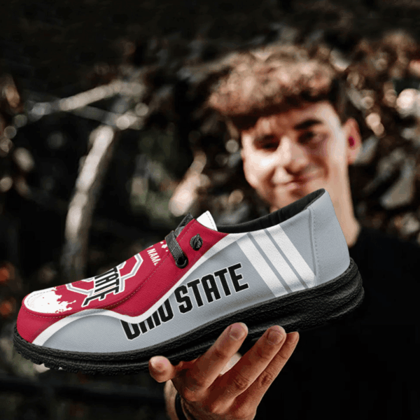Tubopro Ohio State Buckeyes Hey Dude Shoes For Men And Women - Image 4