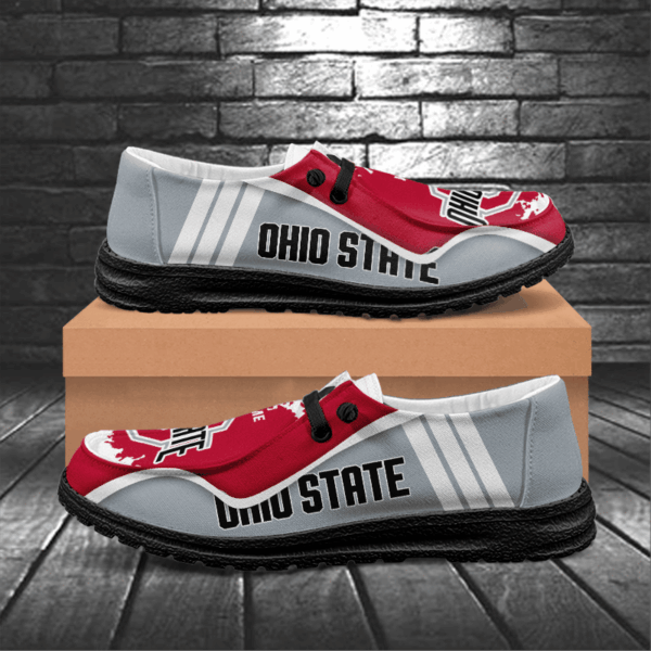 Tubopro Ohio State Buckeyes Hey Dude Shoes For Men And Women - Image 6
