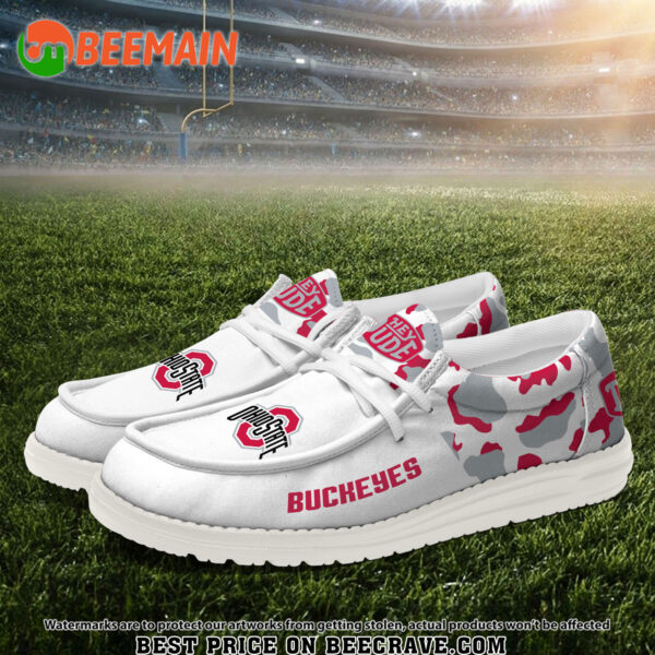 Tubopro Ohio State Buckeyes Hey Dude Shoes For Men And Women - Image 2