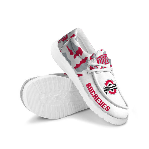 Tubopro Ohio State Buckeyes Hey Dude Shoes For Men And Women - Image 4